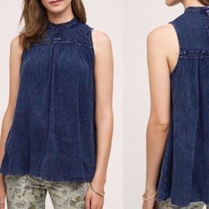 Denim-like colored Tank Top by Eri+Ali, Small
